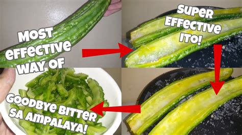 how to remove bitterness of ampalaya|PAANO ALISIN ANG PAIT SA AMPALAYA / HOW TO REMOVE .